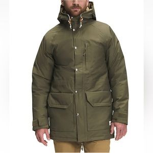 The North Face Men's Snow Down Parka In green NWT